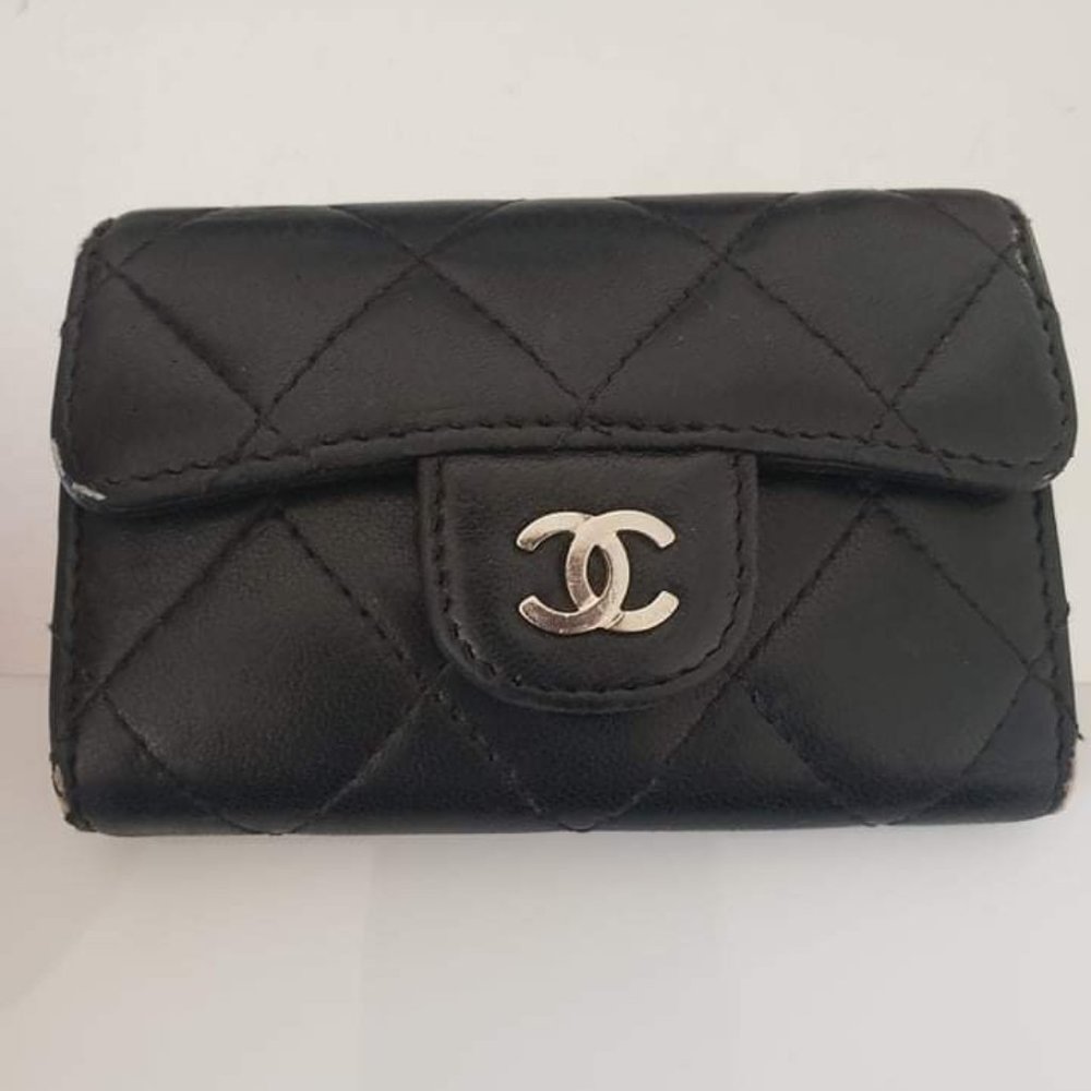 Authentic CHANEL Card and Key Holder